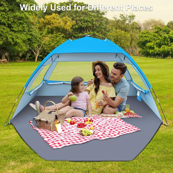 Gorich Beach Tent, Beach Shade Tent for 3/4 Person with UPF 50+ UV... - Picture 5 of 7